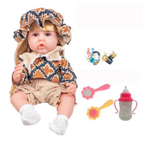 14 pouces réaliste doux silicone vinyle tissu corps réel enfant en bas âge poupée garçon fille jouet réaliste nouveau-né bébé <span class=keywords><strong>reborn</strong></span> poupées - Product Image 4