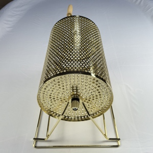 QinLong Kleine Goldene Metall-Lotterie-<span class=keywords><strong>Trommel</strong></span> Hochwertige Qualitäts-Ziehungsbox für Tickets Bingo-Bälle Spielautomat - Product Image 3