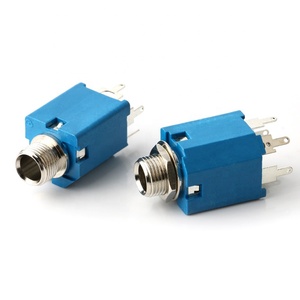 1/4 \ "שקע טלפון סטריאו שקע CK-6.35-630 PCB שקע מיקרופון 6.35 מ" מ 635 מ "מ - Product Image 3