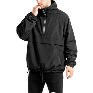 Chaqueta Cortavientos Personalizada con Logotipo para Hombre, Chaqueta Impermeable de Nailon con Capucha, Chaqueta Anorak para Exteriores, Venta al por Mayor TKAN9105 - Product Image 2