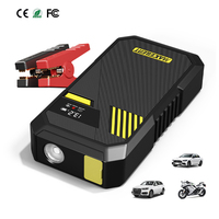 Démarreur de Voiture Portable avec Fonction Power Bank et Recharge Inversée 12V 2100mAh, Booster d'Urgence, Lumière LED, Courant de Pointe 1200A, Sortie 27W, Anti-étincelles