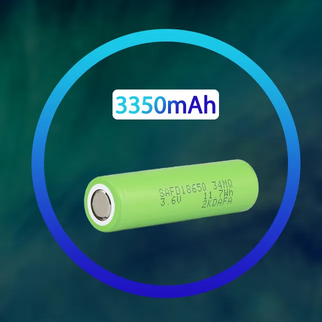 SAFD 3.7v Rechargeable 1865 18650 3350mAH 3300mah 3250mah 34MQ lithium battery for toys drone battery