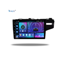 BQCC Écran Android 9 pouces pour voiture, Octa Core, 4G, GPS, WIFI, Carplay, Multimédia pour Honda Jazz 3 15-20, Fit 3 GP GK 13-20, RHD LHD