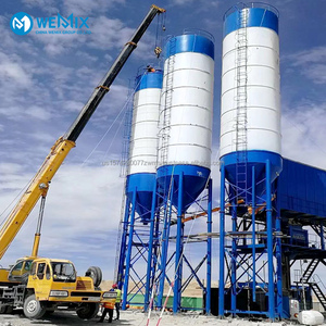 HZS90 Centrale à béton Centrale à béton stationnaire Alimentation par convoyeur à bande Mélangeur à béton à bande - Product Image 1