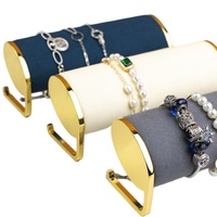 Vente en gros de présentoirs de comptoir pour montres de luxe, présentoir haut de gamme en métal multicolores pour bracelets