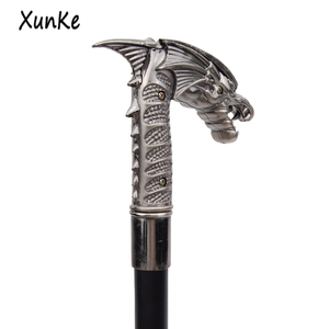 Canne de marche élégante en métal argenté en forme de pterosaure, canne de marche vintage pour gentleman, accessoire de mariage, accessoire de <span class=keywords><strong>film</strong></span> - Product Image 5