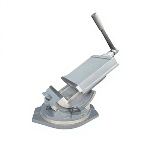 Étau de machine 200 mm pour fraiseuse, base de serrage à mâchoires plates à angle bidirectionnel, rotation à 360 degrés, en fonte - Product Image 5