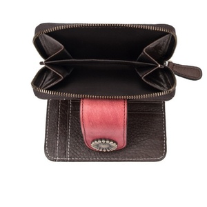 Boshiho Customized Crazy Horse Leather <b>Card</b> <b>Holder</b> Vintage Short Bifold Leather <b>Wallet</b> Men Coin Pockets <b>Wallet</b> for Men - Product Image 3