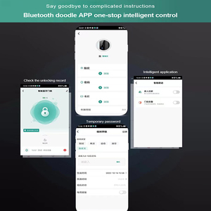 Empreinte digitale haute sécurité Ttlock App nouveau Design sécurité en acier inoxydable biométrique empreinte digitale poignée de porte serrure intelligente sans clé - Product Image 2