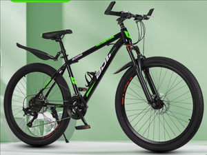 26 Inch Mountain Bike, 24 Speed Dual Disc Brake <strong>MTB</strong> with Suspension Fork, Steel Frame Bicycle for Men Women <strong>Commuter</strong> &amp; Off-Road - Product Image 6