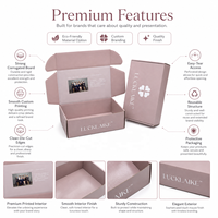 Fabricant de paquet cadeau de mariage de luxe beige rose caja misteriosa papier chaussure emballage mailer PR publicité boîtes postales