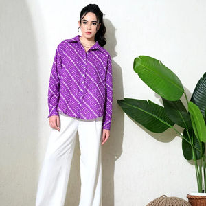 Zafira Solid Office Summer Casual Camisa tejida 100% algodón de secado rápido Regular Fit adornado con tonos ricos - Product Image 1