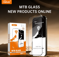 Protection d'écran en verre trempé Mietubl Bulk 9H en aluminium avec colle intégrale HD 300CC pour smartphones IP17 / 17 Pro – Vente en gros