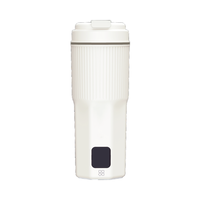 Hervidor de Agua Eléctrico Portátil de Viaje con 4 Ajustes Preestablecidos, Botella de Agua Adecuada para Leche, Café, Agua y Té