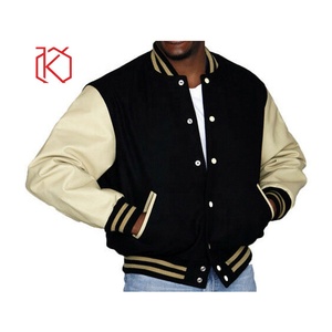 High Quality <b>Thin</b> Men's Winter Varsity Baseball <b>Jacket</b> Custom Logo Embroidery <b>Waterproof</b> Windproof Breathable OEM - Product Image 2