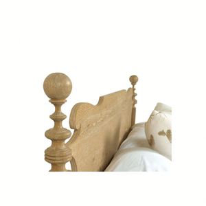 American Farmhouse Distressed Wood <b>Framed</b> Upholstered <b>Bed</b>, Custom <b>Size</b> Linen Upholstery Bedroom Furniture <b>Bed</b> - Product Image 4