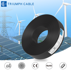 كابل شمسي أحادي النواة H1Z2Z2-K Xlpo كابل كهروضوئي 2.5 مم 4 مم 6 مم 10 مم 16 مم مع شهادة TUV 2pfg للأنظمة الشمسية الخارجية - Product Image 2