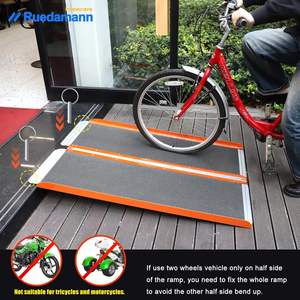 Hanak R34 2ft Opvouwbare Draagbare Aluminium Scootmobiel 600 Lbs Capaciteit Drempel Ramp Antislip Motorfiets Opritten & Stands - Product Image 6