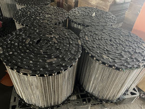 Yüksek sıcaklığa dayanıklı 600 derece 310 paslanmaz çelik fırın spiral metal tel örgü zincirli konveyör kemer - Product Image 6