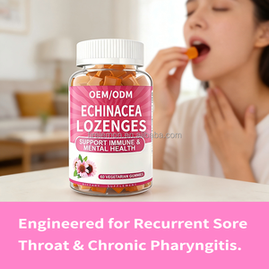 OEM/ODM Ekinezya Özü Bitkisel Takviye Edici Gıda Ekinezya Pastilleri Kurkumin, Bromelain İçeren Bitkisel Takviye - Product Image 6