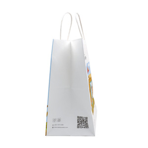 ถุงกระดาษคราฟท์พิมพ์โลโก้ CMYK แบบกำหนดเอง ราคาประหยัด ของขวัญสุดพิเศษ - Product Image 5