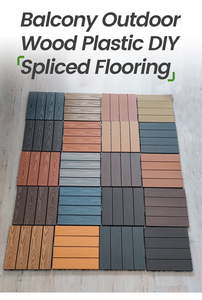 Gạch lát sàn ngoài trời <span class=keywords><strong>WPC</strong></span> giả gỗ, chống thấm, kích thước 30x30cm và 30x60cm, kiểu ghép nối, dùng cho sân vườn, ban công, bệnh viện & sân sau - Product Image 4