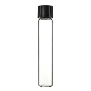 Tube en verre Super Flint préformé pour rouleaux, pot en verre transparent résistant aux enfants, bouteille en verre écologique pour laboratoire ou fleurs séchées 15ml - Product Image 2
