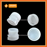 Bouchon de bec verseur en plastique personnalisé haute capacité 30 mm pour sacs de recharge de détergent, shampoing et gel douche