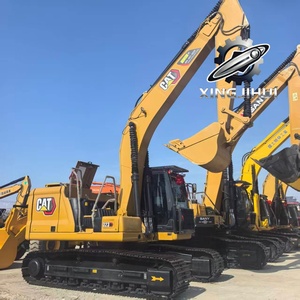 Excavatrice Caterpillar 323GC d'occasion, marque japonaise d'origine, 23 tonnes, chenilles en caoutchouc, moteur puissant, godet de 3 m, grande excavatrice - Product Image 3
