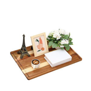 Planche à découper carrée pliable en bois, double face, portable, pour pique-nique en plein air, pour la préparation des aliments - Product Image 5