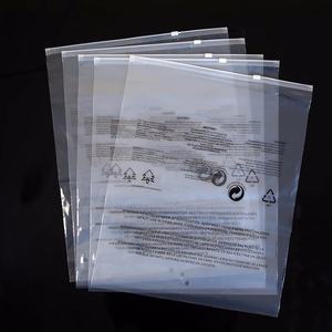 Fabricación personalizada camiseta ropa interior calcetines embalaje barato CPP EVA CPE esmerilado Zip Lock bolsa con logotipo - Product Image 2