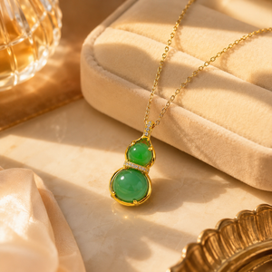 Collana artistica a forma di zucca: elegante gioiello vintage per donna - Product Image 3