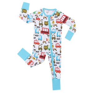 Pijama Enterizo <span class=keywords><strong>de</strong></span> Bambú Personalizado con Cremallera para Bebé, <span class=keywords><strong>Ropa</strong></span> <span class=keywords><strong>de</strong></span> Dormir para Recién Nacido, Pijama para Niño Pequeño, <span class=keywords><strong>Ropa</strong></span> <span class=keywords><strong>de</strong></span> Dormir para Niños - Product Image 5