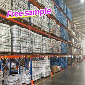 100% cotton, dùng trong công nghiệp, cắt vụn vải cotton trắng, áo thun đã qua sử dụng, vụn lau chùi, vụn từ cửa hàng, số lượng lớn - Product Image 4