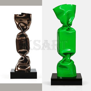 Usine de haute qualité personnalisée grandeur nature en fibre de verre résine Folk Art Candy Sculpture Home Decor Pubo - Product Image 5