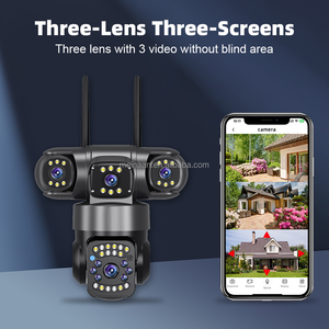 6MP 3K 3 عدسة داخلي خارجي لاسلكي واي فاي 4G شبكة PTZ IP كاميرا V380 Pro CCTV 4G Sim Card - Product Image 6