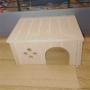 Küçük hayvanlar evcil ahşap ev özel ahşap gine domuz kafesi ev - Product Image 3