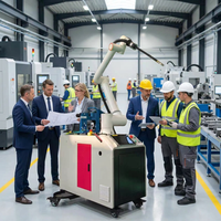 Robot de Soldadura Colaborativo con Pantalla Táctil, Fácil Configuración de Parámetros de Soldadura, Software de Soldadura Inteligente