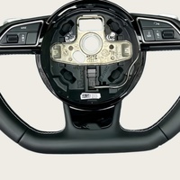Volant en cuir pour Audi A4 B8, A5 B8, A6 C7, A7 C7, A8 D4, S3 8P, B8, S4, S5, S6, S7, S8, A3 8V, A3 8P