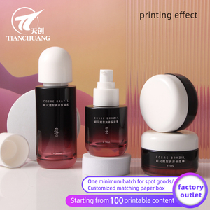 Botella <span class=keywords><strong>de</strong></span> vidrio vacía <span class=keywords><strong>de</strong></span> <span class=keywords><strong>vino</strong></span> <span class=keywords><strong>tinto</strong></span> para el cuidado <span class=keywords><strong>de</strong></span> la piel, adecuada para esencias, loción, espray, material <span class=keywords><strong>de</strong></span> embalaje cosmético, logotipo imprimible - Product Image 2