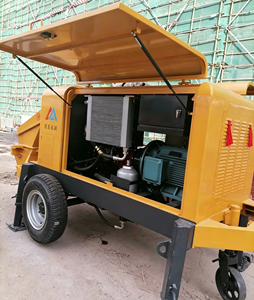 Bomba de Concreto MINLE HBTS50 con Bomba Hidráulica Kawasaki de Corea y Válvula <span class=keywords><strong>Berson</strong></span> de Alemania, Alcance Horizontal Máximo de 800m para Construcción - Product Image 3