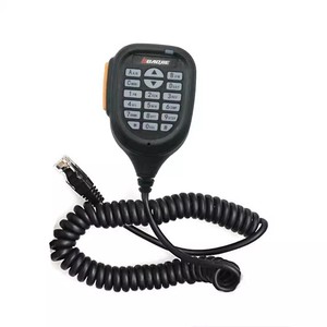 Control de teclado de micrófono Baojie BJ-218/BJ-318 con cable en espiral PTT para radio de vehículo Zastone Z218/Z318 - Product Image 3