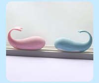 Produits pour adultes : Vibrateur oculaire vibrant télécommandé sans fil en forme de baleine, jouet sexuel portable pour femmes, stimulation du point G