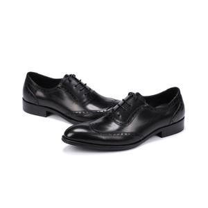 Chaussures pour hommes en cuir véritable italien haut de gamme, fabriquées à la main, formelles et décontractées, à lacets, imprimées au laser, pour mariage. - Product Image 2
