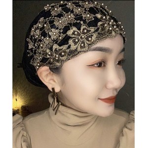 Nouveau <span class=keywords><strong>Chapeau</strong></span> Foulard Turban Chemo Ajustable Imprimé Floral pour <span class=keywords><strong>Femme</strong></span>, Hijab Musulman Ethnique - Product Image 5