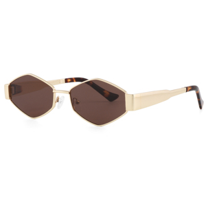 Gafas de Sol Unisex con Marco Metálico Rectangular, Lentes Verdes, 100% Protección UV, Protección Solar para Adultos - Product Image 6