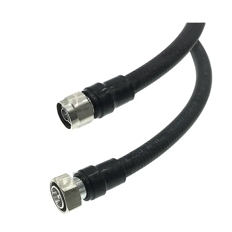 1/2 "süper esnek bağlantı kablosu montaj 1/2 inç superflex kablo düzeneği ile N erkek için 4.3-10 erkek konnektör her iki ucunda da