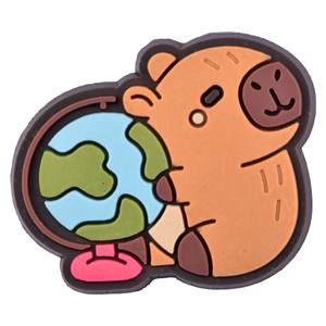 Adorables y Lindos Dijes de PVC de Capibara para Zapatos de Niños - Decoración de Zapatos con Personajes de Dibujos Animados para Zuecos, Dijes de Animales para Zapatos de Niños - Product Image 4