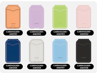 Dompet Kartu Magnetik PU Grosir dengan Penyangga yang Dapat Disesuaikan, MagSafe, RFID, untuk Kartu Kredit, Desain Khusus Apple iPhone