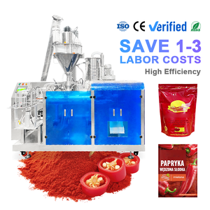 Máquina Automática de Alta Velocidad para Envasar Especias en Bolsas Verticales de 453g y 500g, Máquina de Llenado y Sellado de Chile en Polvo - Product Image 1